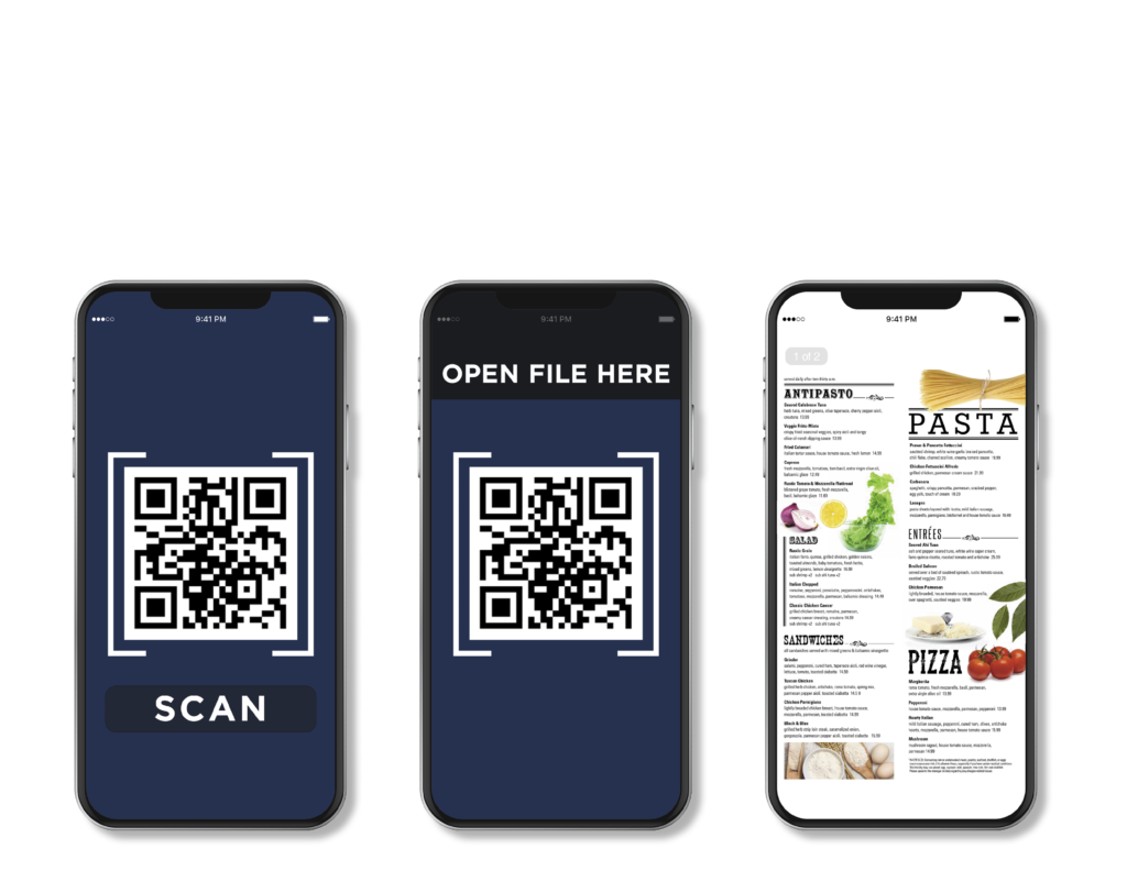 To view the QR code menu, just scan, open, & order.